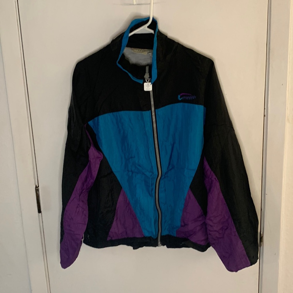 Givenchy Activewear vintage colorblock nylon parachute windbreaker Size Large
